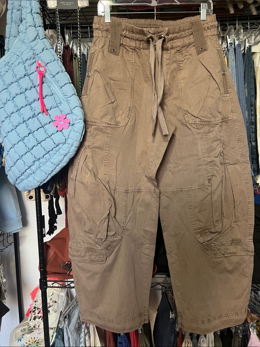 Free People: Onset Cargo Pant| Brown/NWOT - Picture 7 of 12